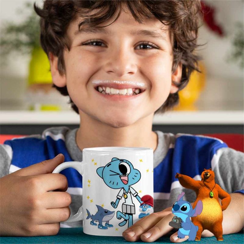 Casa si Gradina - Bucatarie si vesela - Cani si pahare - Cani si cesti - Cana Gumball Nicole Mama CoolTrend, alba, 330ml - Infinity.ro