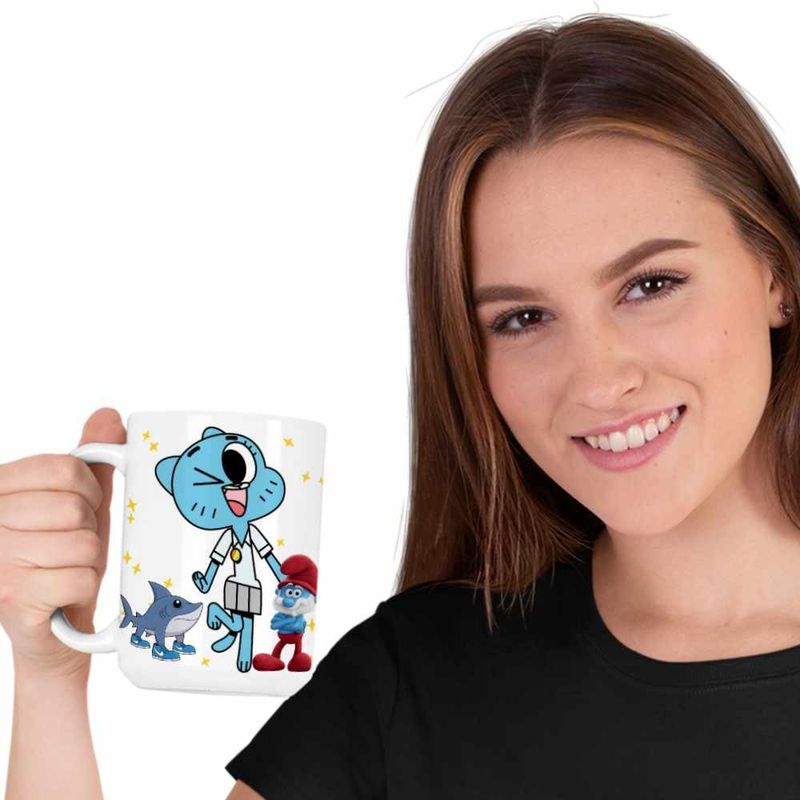 Casa si Gradina - Bucatarie si vesela - Cani si pahare - Cani si cesti - Cana Gumball Nicole Mama CoolTrend, alba, 330ml - Infinity.ro