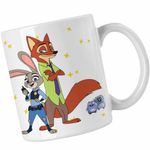 Casa si Gradina - Bucatarie si vesela - Cani si pahare - Cani si cesti - Cana Zootopia Nick Judy Parteneri CoolTrend, alba, 330ml - Infinity.ro