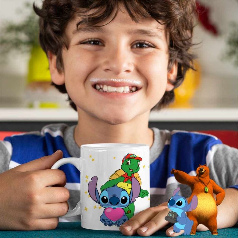 Casa si Gradina - Bucatarie si vesela - Cani si pahare - Cani si cesti - Cana Franklin Stitch CoolTrend, alba, 330ml - Infinity.ro