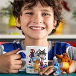 Casa si Gradina - Bucatarie si vesela - Cani si pahare - Cani si cesti - Cana Taffy Paienjenel Bluey Garda Felina Kion Catelusi Constructori CoolTrend, alba, 330ml - Infinity.ro