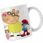 Casa si Gradina - Bucatarie si vesela - Cani si pahare - Cani si cesti - Cana Poneiul Pedro Purcelusa Peppa Pig CoolTrend, alba, 330ml - Infinity.ro