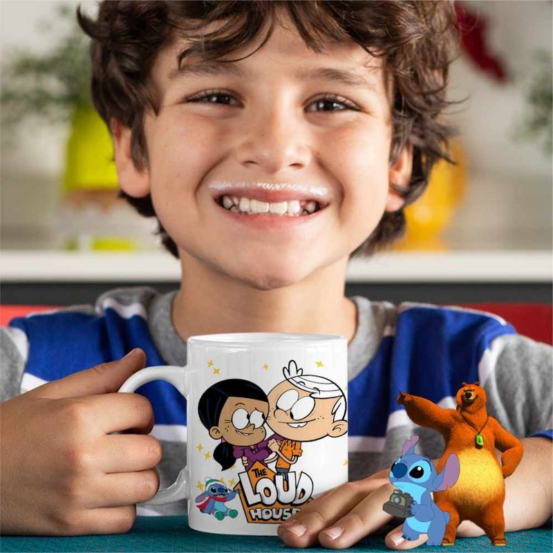 Casa si Gradina - Bucatarie si vesela - Cani si pahare - Cani si cesti - Cana Casa Loud Lincoln Ronnie CoolTrend, alba, 330ml - Infinity.ro