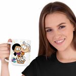 Casa si Gradina - Bucatarie si vesela - Cani si pahare - Cani si cesti - Cana Casa Loud Lincoln Ronnie CoolTrend, alba, 330ml - Infinity.ro
