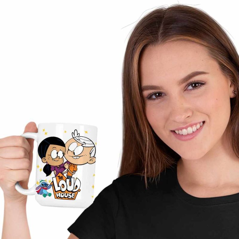 Casa si Gradina - Bucatarie si vesela - Cani si pahare - Cani si cesti - Cana Casa Loud Lincoln Ronnie CoolTrend, alba, 330ml - Infinity.ro