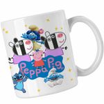 Casa si Gradina - Bucatarie si vesela - Cani si pahare - Cani si cesti - Cana Zebrele Gemeni Zuza Zaza Peppa Pig CoolTrend, alba, 330ml - Infinity.ro