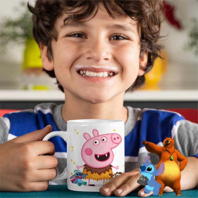 Casa si Gradina - Bucatarie si vesela - Cani si pahare - Cani si cesti - Cana Peppa Pig Vampir CoolTrend, alba, 330ml - Infinity.ro