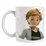 Casa si Gradina - Bucatarie si vesela - Cani si pahare - Cani si cesti - Cana Adrien Agreste Miraculous Buburuza Noir CoolTrend, alba, 330ml - Infinity.ro
