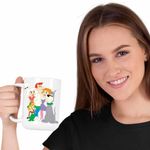Casa si Gradina - Bucatarie si vesela - Cani si pahare - Cani si cesti - Cana Familia Jetson Fanart Science Fiction, CoolTrend, alba, 330ml - Infinity.ro