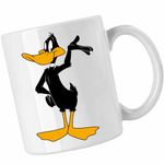 Casa si Gradina - Bucatarie si vesela - Cani si pahare - Cani si cesti - Cana Ratoiul Negru Daffy Duck, CoolTrend, alba, 330ml - Infinity.ro
