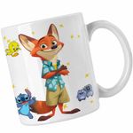 Casa si Gradina - Bucatarie si vesela - Cani si pahare - Cani si cesti - Cana Zootopia Nick Wilde CoolTrend, alba, 330ml - Infinity.ro
