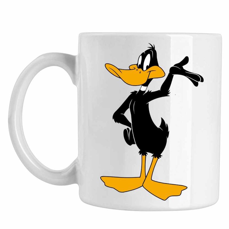 Casa si Gradina - Bucatarie si vesela - Cani si pahare - Cani si cesti - Cana Ratoiul Negru Daffy Duck, CoolTrend, alba, 330ml - Infinity.ro