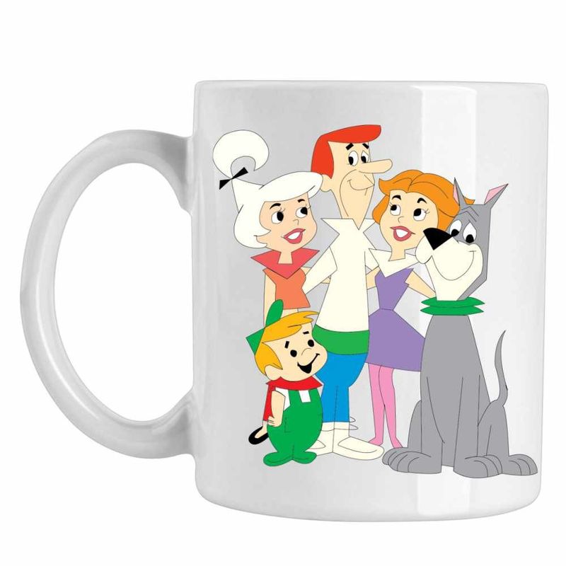 Casa si Gradina - Bucatarie si vesela - Cani si pahare - Cani si cesti - Cana Familia Jetson Fanart Science Fiction, CoolTrend, alba, 330ml - Infinity.ro
