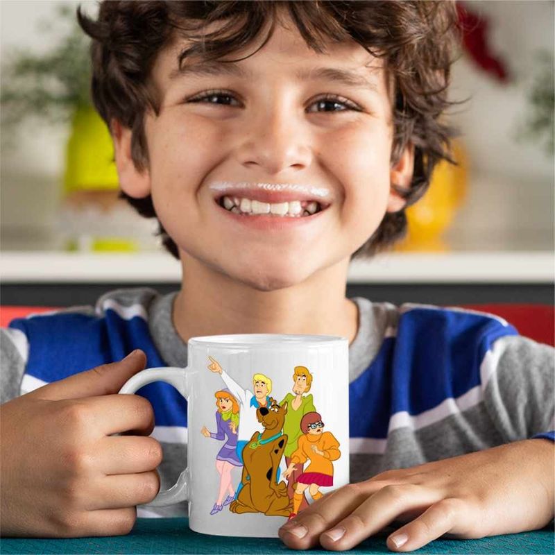 Casa si Gradina - Bucatarie si vesela - Cani si pahare - Cani si cesti - Cana Scooby Doo Mystery Team, CoolTrend, alba, 330ml - Infinity.ro