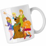 Casa si Gradina - Bucatarie si vesela - Cani si pahare - Cani si cesti - Cana Scooby Doo Mystery Team, CoolTrend, alba, 330ml - Infinity.ro