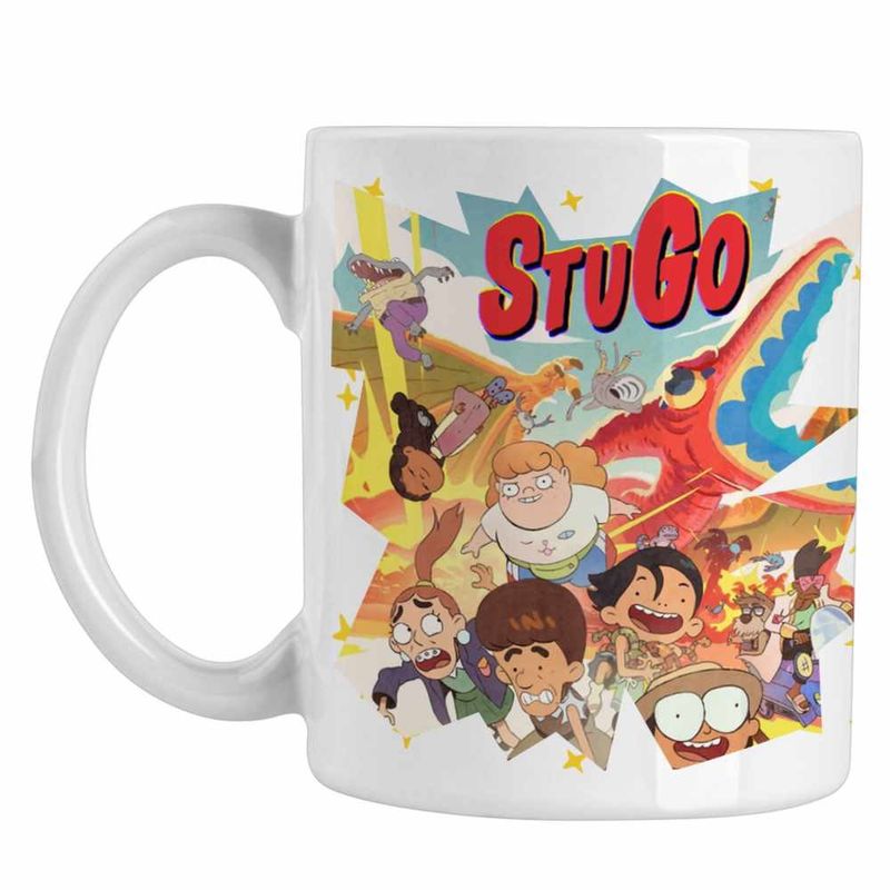 Casa si Gradina - Bucatarie si vesela - Cani si pahare - Cani si cesti - Cana StuGo Desen Animat CoolTrend, alba, 330ml - Infinity.ro