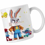 Casa si Gradina - Bucatarie si vesela - Cani si pahare - Cani si cesti - Cana Bugs Bunny Minecraft CoolTrend, alba, 330ml - Infinity.ro