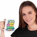 Casa si Gradina - Bucatarie si vesela - Cani si pahare - Cani si cesti - Cana Bunica Familia Green la Oras Big City CoolTrend, alba, 330ml - Infinity.ro