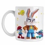 Casa si Gradina - Bucatarie si vesela - Cani si pahare - Cani si cesti - Cana Bugs Bunny Minecraft CoolTrend, alba, 330ml - Infinity.ro