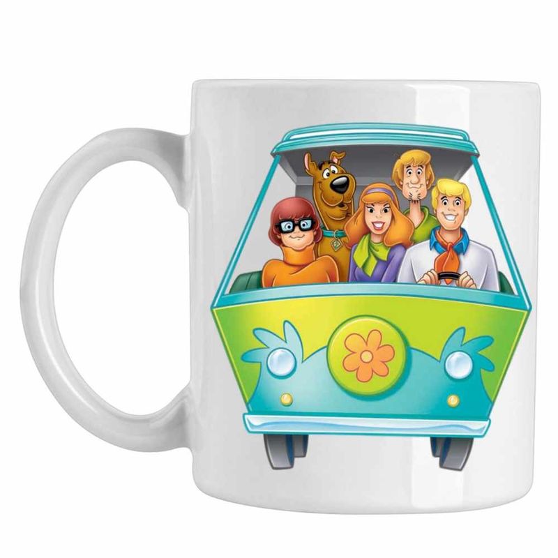 Casa si Gradina - Bucatarie si vesela - Cani si pahare - Cani si cesti - Cana Scooby-Doo Camioneta Mystery, CoolTrend, alba, 330ml - Infinity.ro