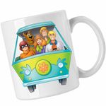 Casa si Gradina - Bucatarie si vesela - Cani si pahare - Cani si cesti - Cana Scooby-Doo Camioneta Mystery, CoolTrend, alba, 330ml - Infinity.ro