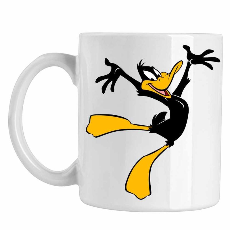 Casa si Gradina - Bucatarie si vesela - Cani si pahare - Cani si cesti - Cana Daffy Duck Ratoi Negru, CoolTrend, alba, 330ml - Infinity.ro