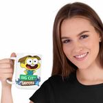 Casa si Gradina - Bucatarie si vesela - Cani si pahare - Cani si cesti - Cana Familia Green Cricket Big City Greens CoolTrend, alba, 330ml - Infinity.ro