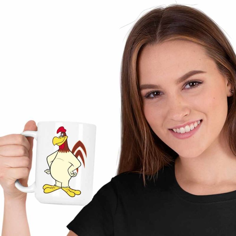 Casa si Gradina - Bucatarie si vesela - Cani si pahare - Cani si cesti - Cana Foghorn Desene Vechi Looney Cucos, CoolTrend, alba, 330ml - Infinity.ro