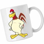 Casa si Gradina - Bucatarie si vesela - Cani si pahare - Cani si cesti - Cana Foghorn Desene Vechi Looney Cucos, CoolTrend, alba, 330ml - Infinity.ro