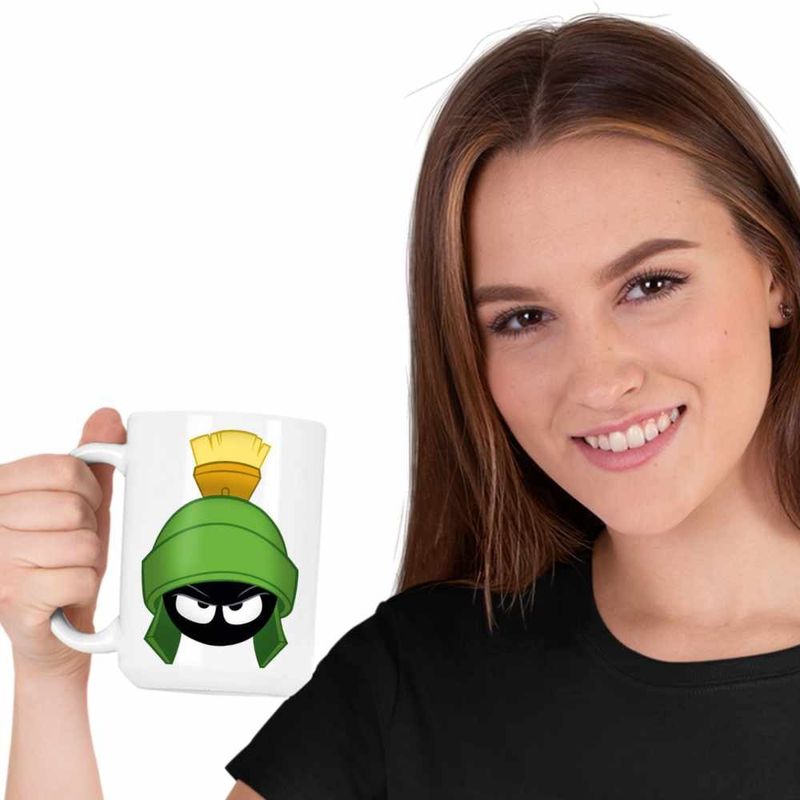 Casa si Gradina - Bucatarie si vesela - Cani si pahare - Cani si cesti - Cana Marvin martian Looney Tunes, CoolTrend, alba, 330ml - Infinity.ro