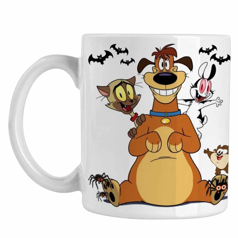 Casa si Gradina - Bucatarie si vesela - Cani si pahare - Cani si cesti - Cana Draculas Vampirul Iepuras Harold Chester CoolTrend, alba, 330ml - Infinity.ro