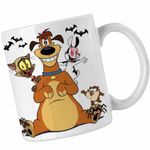 Casa si Gradina - Bucatarie si vesela - Cani si pahare - Cani si cesti - Cana Draculas Vampirul Iepuras Harold Chester CoolTrend, alba, 330ml - Infinity.ro