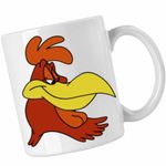Casa si Gradina - Bucatarie si vesela - Cani si pahare - Cani si cesti - Cana Foghorn Cocos Desene Animate Looney Tunes, CoolTrend, alba, 330ml - Infinity.ro