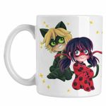 Casa si Gradina - Bucatarie si vesela - Cani si pahare - Cani si cesti - Cana Miraculos Animatie Buburuza Adrien Noir CoolTrend, alba, 330ml - Infinity.ro