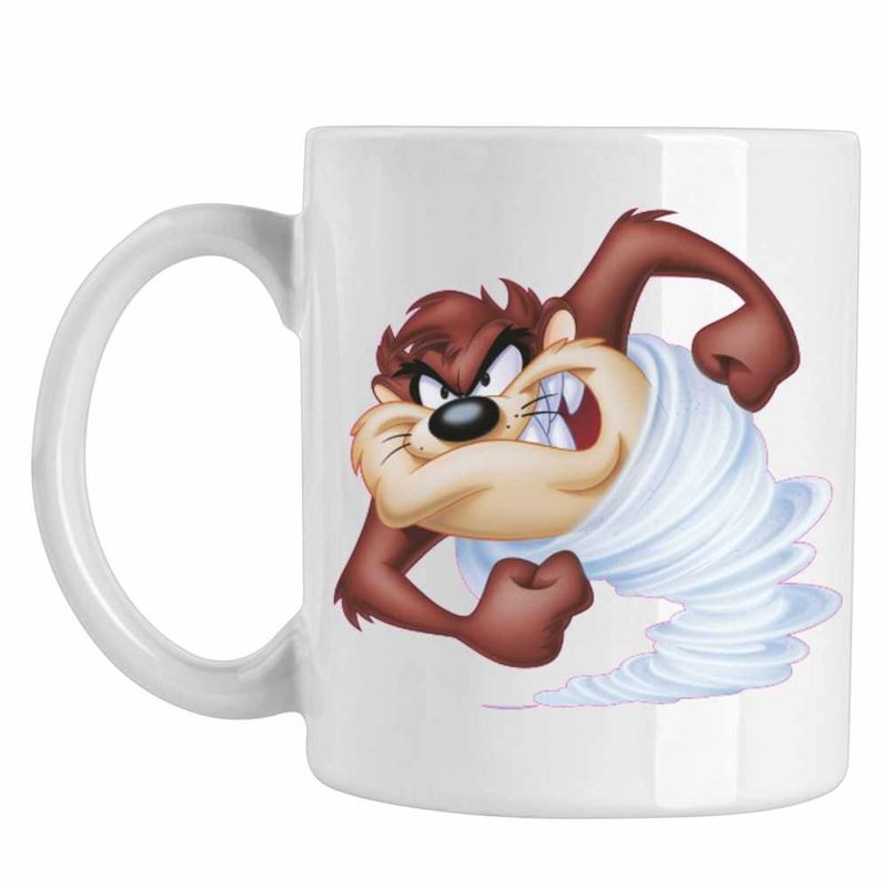 Casa si Gradina - Bucatarie si vesela - Cani si pahare - Cani si cesti - Cana Taz Tornada Diavol Tasmanian, CoolTrend, alba, 330ml - Infinity.ro