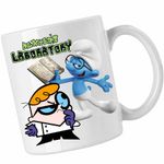 Casa si Gradina - Bucatarie si vesela - Cani si pahare - Cani si cesti - Cana Laborator Dexter Strumful Istet Scoala Carte, CoolTrend, alba, 330ml - Infinity.ro