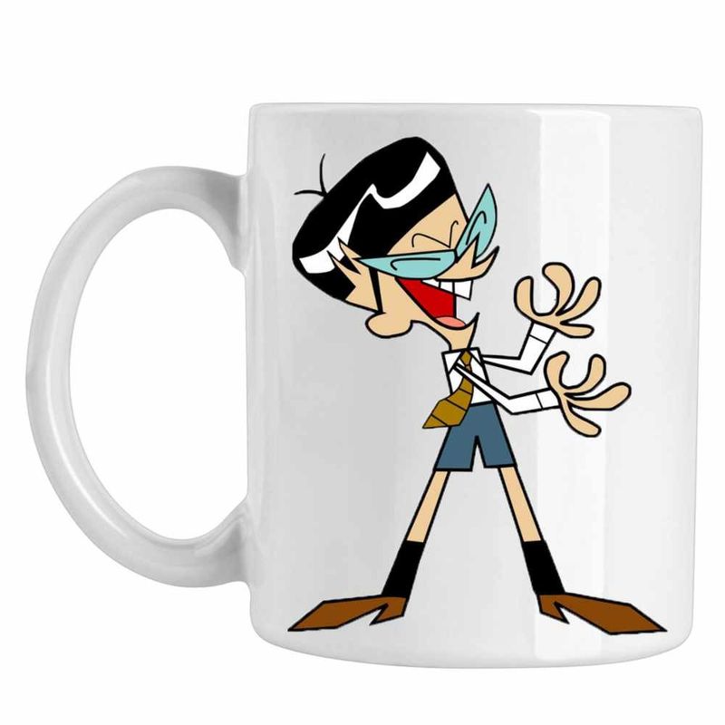Casa si Gradina - Bucatarie si vesela - Cani si pahare - Cani si cesti - Cana Laboratorul lui Dexter Mandark Geniu Nebun, CoolTrend, alba, 330ml - Infinity.ro