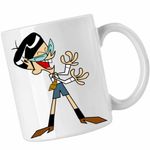 Casa si Gradina - Bucatarie si vesela - Cani si pahare - Cani si cesti - Cana Laboratorul lui Dexter Mandark Geniu Nebun, CoolTrend, alba, 330ml - Infinity.ro