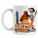 Casa si Gradina - Bucatarie si vesela - Cani si pahare - Cani si cesti - Cana Craig Dumbrava Grizzy Lemingii Grizi CoolTrend, alba, 330ml - Infinity.ro