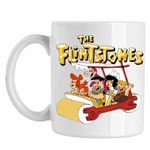 Casa si Gradina - Bucatarie si vesela - Cani si pahare - Cani si cesti - Cana Familia Flintstone Masina Aventuri Epoca de Piatra, CoolTrend, alba, 330ml - Infinity.ro