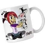 Casa si Gradina - Bucatarie si vesela - Cani si pahare - Cani si cesti - Cana Mina Draculas Vampirul Iepuras CoolTrend, alba, 330ml - Infinity.ro