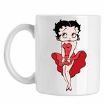 Casa si Gradina - Bucatarie si vesela - Cani si pahare - Cani si cesti - Cana Betty Boop Rochie Marilyn Monroe, CoolTrend, alba, 330ml - Infinity.ro