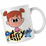 Casa si Gradina - Bucatarie si vesela - Cani si pahare - Cani si cesti - Cana Addie Taffy Desen Raton CoolTrend, alba, 330ml - Infinity.ro