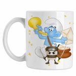 Casa si Gradina - Bucatarie si vesela - Cani si pahare - Cani si cesti - Cana Strumf Postas CoolTrend, alba, 330ml - Infinity.ro