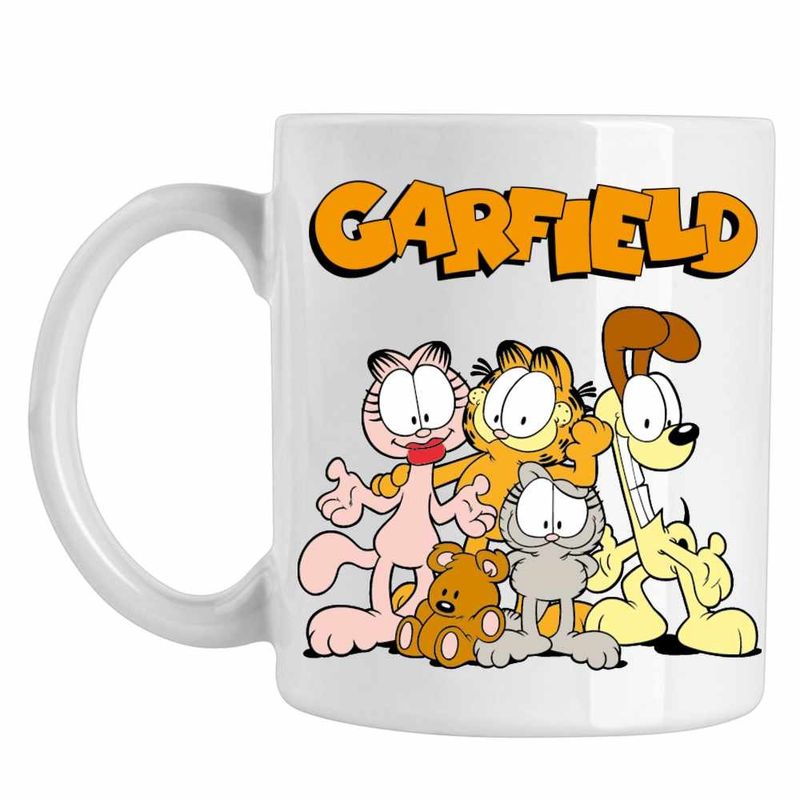 Casa si Gradina - Bucatarie si vesela - Cani si pahare - Cani si cesti - Cana Garfield Toata Gasca Pisici, CoolTrend, alba, 330ml - Infinity.ro