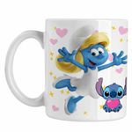 Casa si Gradina - Bucatarie si vesela - Cani si pahare - Cani si cesti - Cana Strumfita Desene Strumfii CoolTrend, alba, 330ml - Infinity.ro