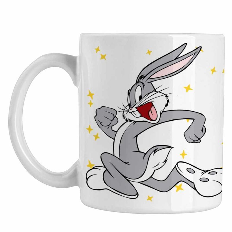 Casa si Gradina - Bucatarie si vesela - Cani si pahare - Cani si cesti - Cana Bugs Bunny Iepuras CoolTrend, alba, 330ml - Infinity.ro