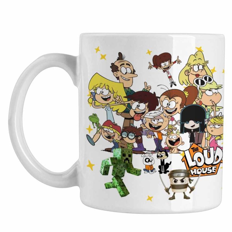 Casa si Gradina - Bucatarie si vesela - Cani si pahare - Cani si cesti - Cana Desene Animate Casa Loud CoolTrend, alba, 330ml - Infinity.ro