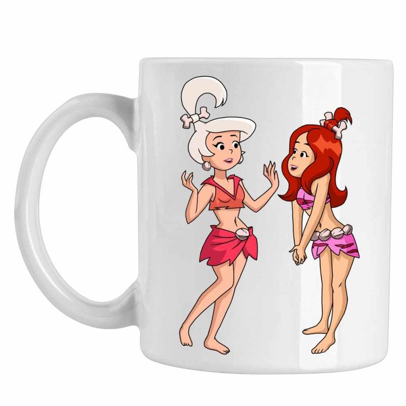 Casa si Gradina - Bucatarie si vesela - Cani si pahare - Cani si cesti - Cana Familia Jetson Judy Epoca de Piatra, CoolTrend, alba, 330ml - Infinity.ro