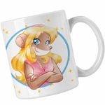 Casa si Gradina - Bucatarie si vesela - Cani si pahare - Cani si cesti - Cana Colette Geronimo Stilton CoolTrend, alba, 330ml - Infinity.ro
